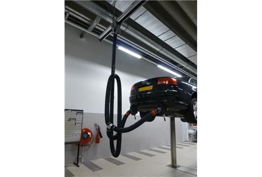 exhaust extraction pipe-gt2-sliding-trolley